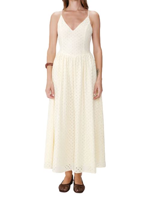Abito lungo in pizzo sangallo Grace & Mila | SS26210026JAU